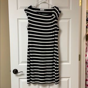Striped Calvin Klein dress!